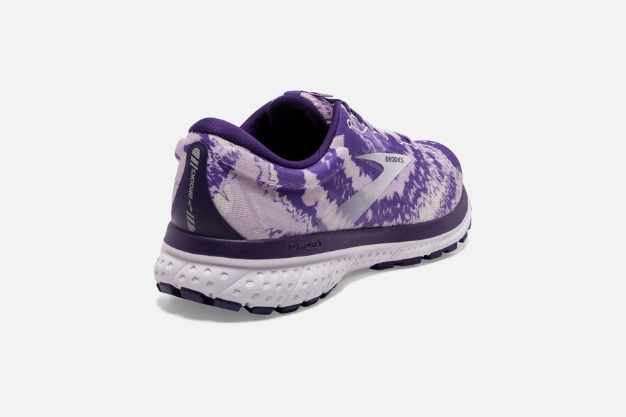 Brooks Israel Ghost 13 Road Running Shoes Womens - Purple/Silver/Black - KUR-058419